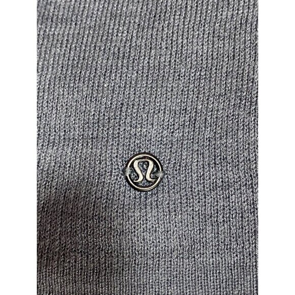 Lululemon Reflection Heather Gray Open Cardigan Wrap High Low Hem Women's Size 2 - Picture 9 of 9
